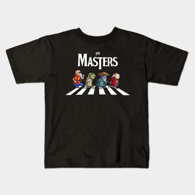 The Master Beatles Kids T-Shirt by Badgirlart